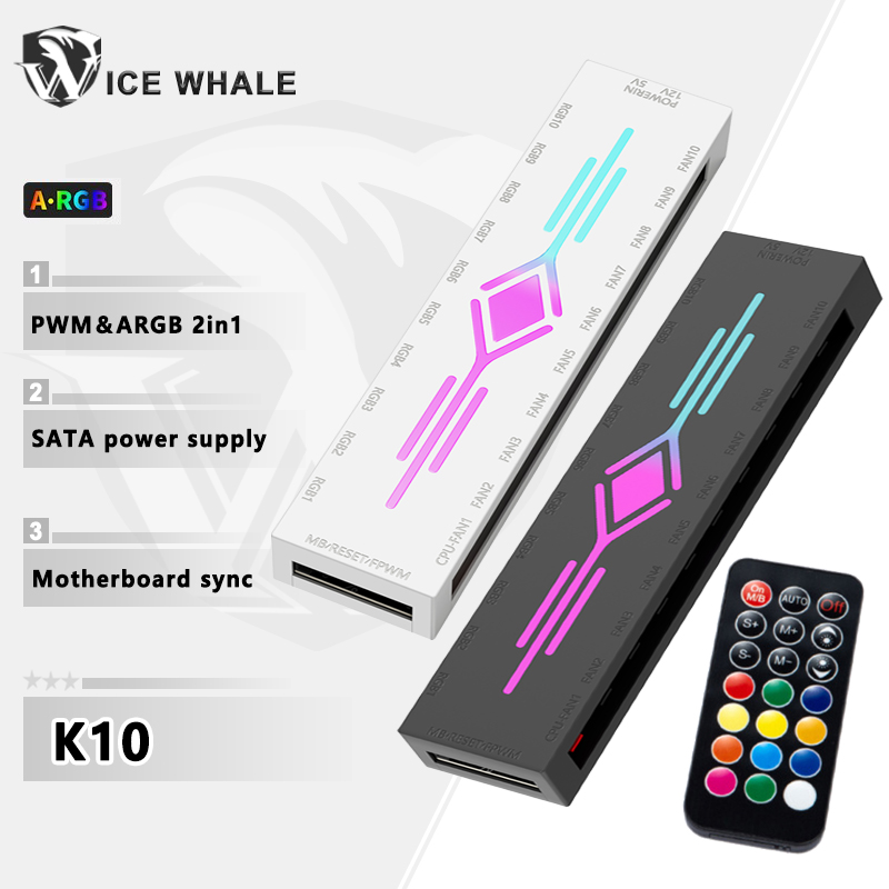 Fan Hub Rgb Controller - Hub per Ventole Case ICE Whale