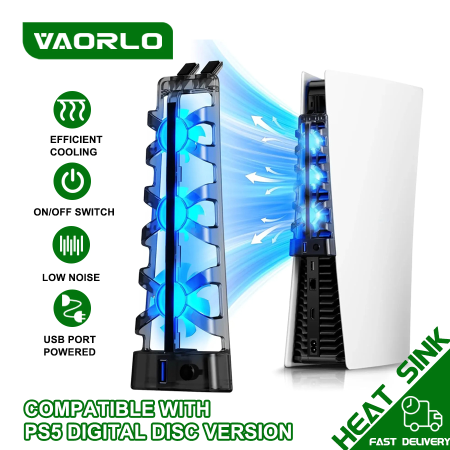 Gaming Zone Accessories - Per PS5 Entrambi dischi/Edizioni digitali Ventola