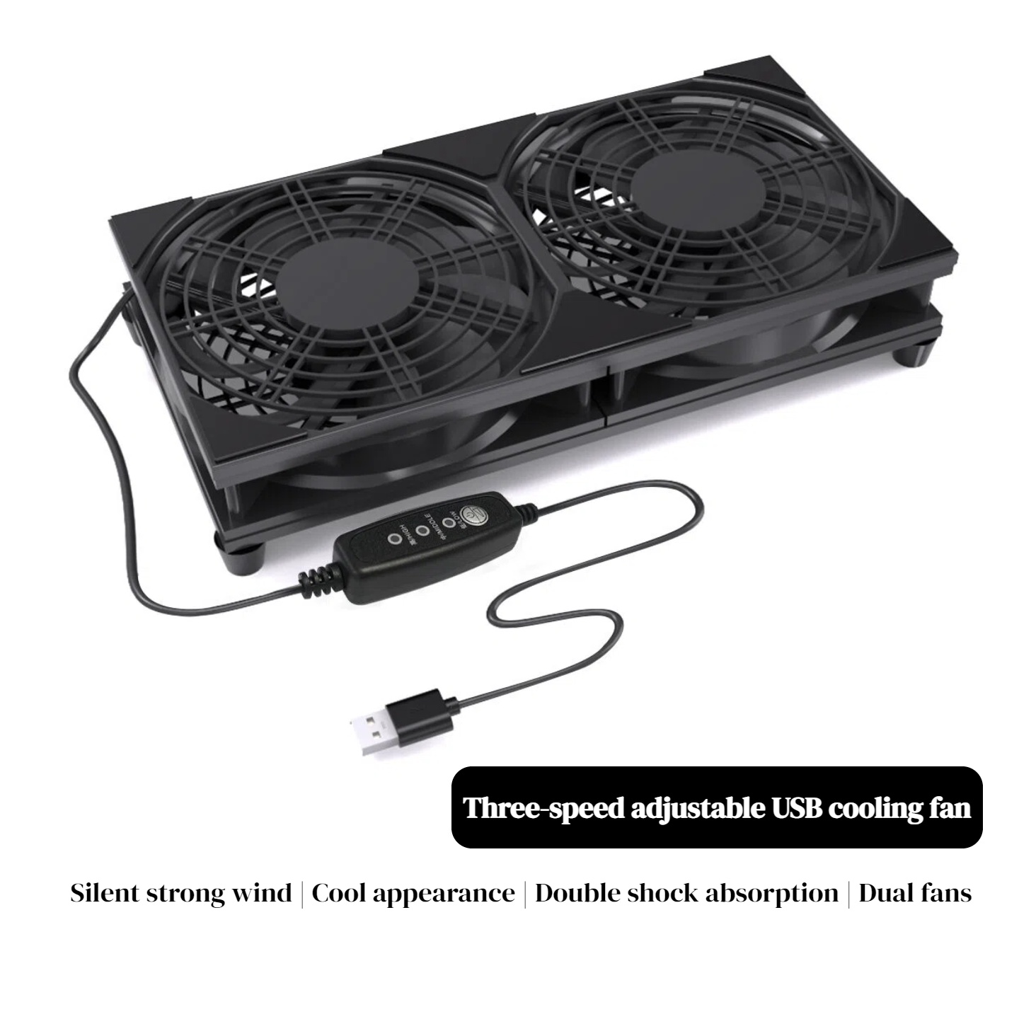Fan Hub Rgb Controller - Ventola di Raffreddamento USB Doppia con