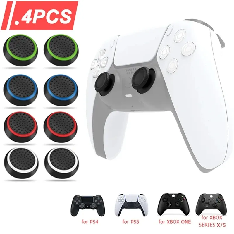 Gaming Accessories Xbox Series X - 4 Pezzi Copri-Stick Analogici in Silicone