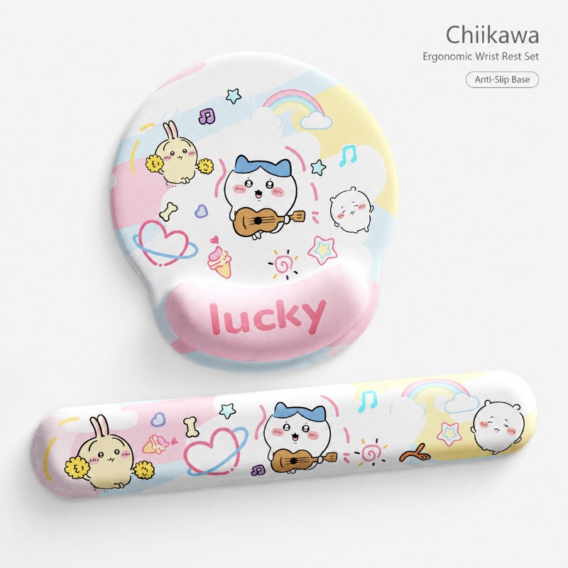 Wrist Rest Ergonomic - Simpatico tappetino ergonomico per mouse Chiikawa