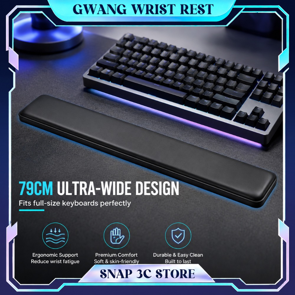 Wrist Rest Ergonomic - Poggiapolsi Ergonomico GWANG in Pelle Premium