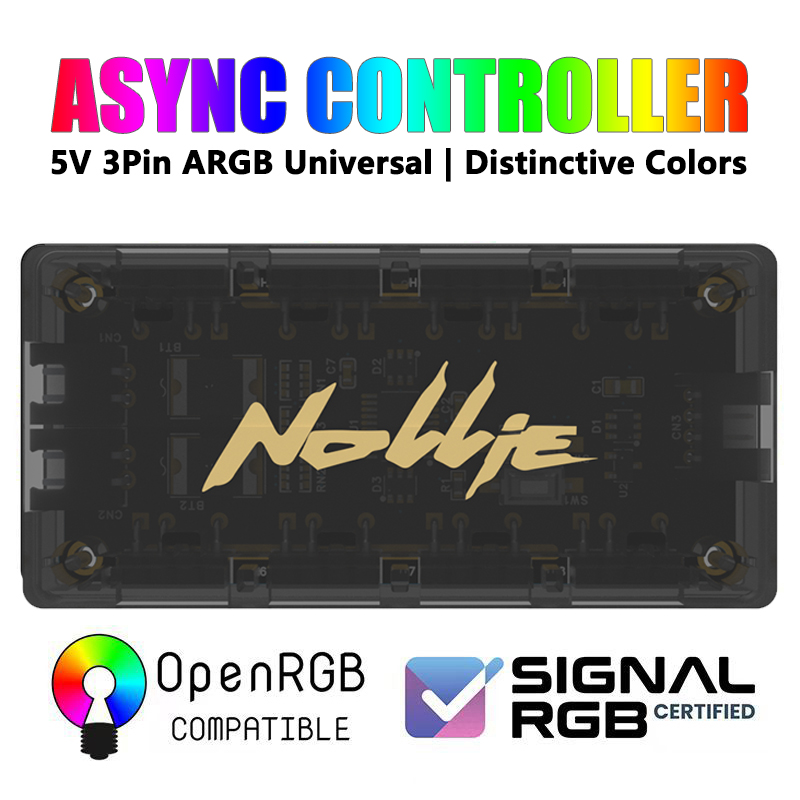 Fan Hub Rgb Controller - Nollie SignalRGB OpenRGB Universale 5V 3PIN