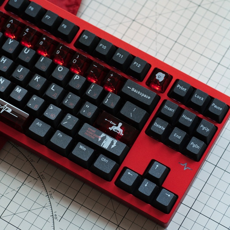 Gaming Set Accessories - Set di copritasti a tema nero