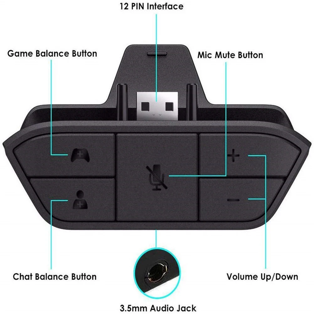 Adattatore per cuffie Stereo p - Gaming Headphone Accessories recensione e prezzo