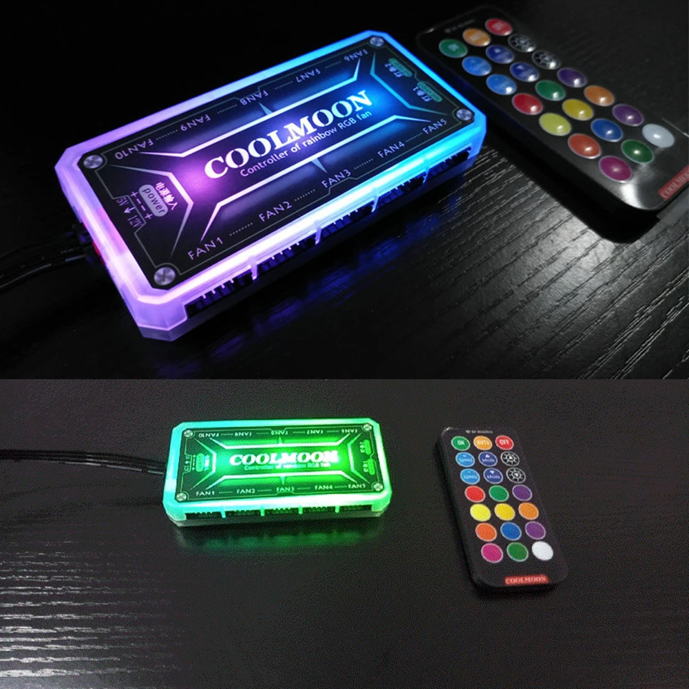 COOLMOON ARGB Controller 12V 5 - Fan Hub Rgb Controller recensione e prezzo