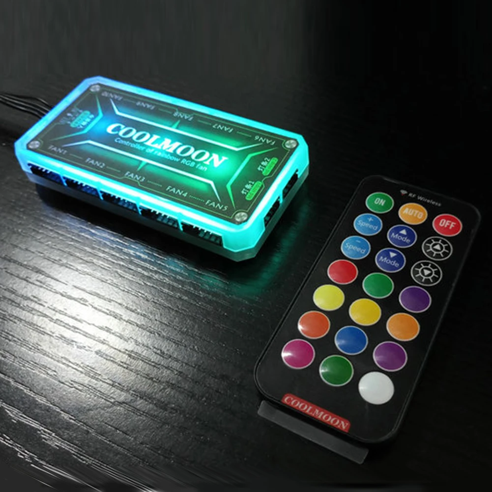 COOLMOON ARGB Controller 12V 5 - Fan Hub Rgb Controller recensione e prezzo