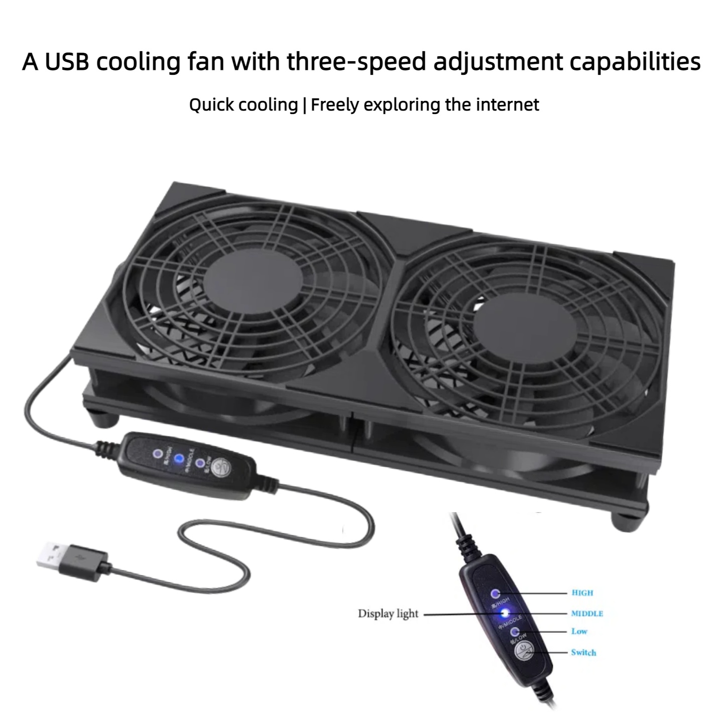Ventola di Raffreddamento USB  - Fan Hub Rgb Controller recensione e prezzo
