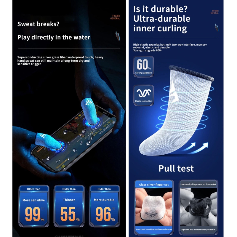 1 paio di maniche per le dita  - Gaming Accessories For Mobile recensione e prezzo