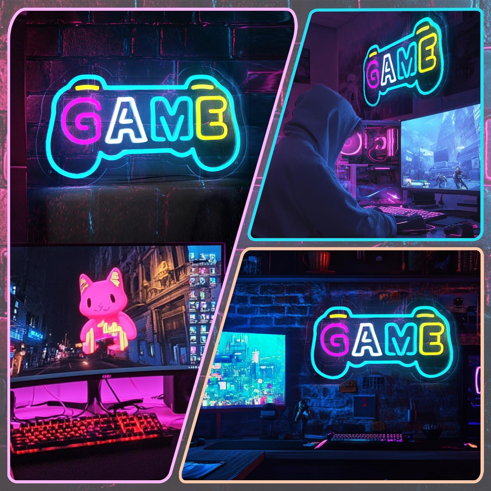 Insegna al Neon a Forma di Gam - Gaming Accessories Gifts For Men recensione e prezzo