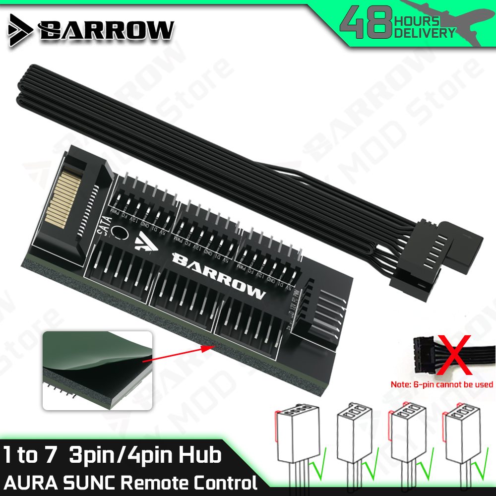 Barrow Controller ventola a 7  - Fan Hub Rgb Controller recensione e prezzo