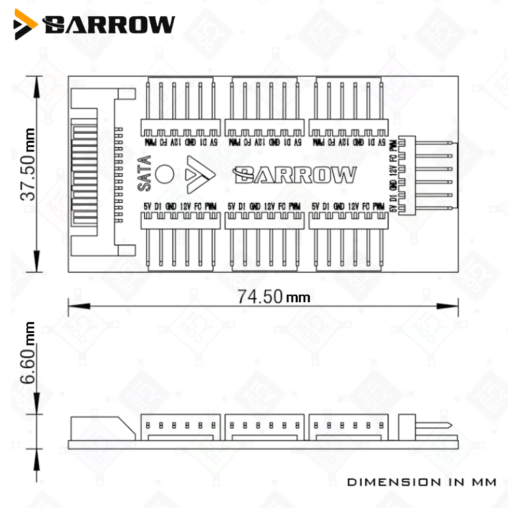 Barrow Controller ventola a 7  - Fan Hub Rgb Controller recensione e prezzo