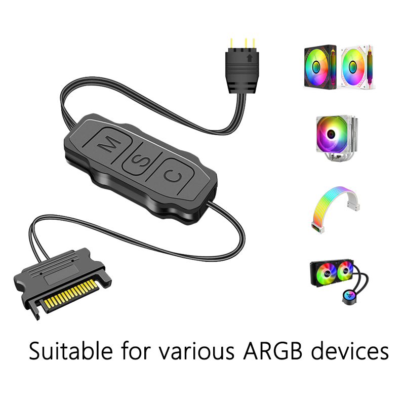 GPUHOLD Interfaccia SATA 5V 3P - Fan Hub Rgb Controller recensione e prezzo