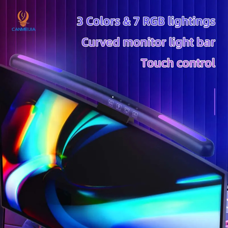 Monitor a LED curvo barra lumi - Monitor Light Bar recensione e prezzo